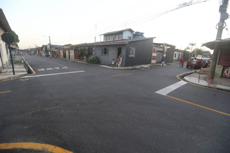 Inauguração de ruas Pavimentadas no conjunto JJB no bairro Aurá