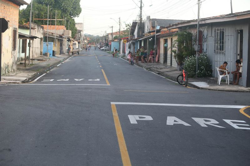Inauguração de ruas Pavimentadas no conjunto JJB no bairro Aurá