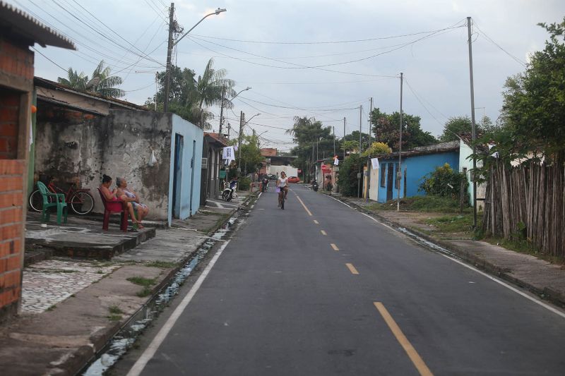 Inauguração de ruas Pavimentadas no conjunto JJB no bairro Aurá