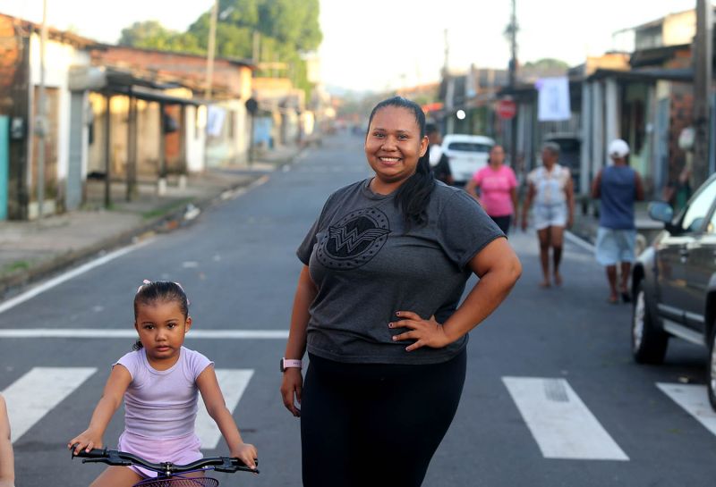 Inauguração de ruas Pavimentadas no conjunto JJB no bairro Aurá