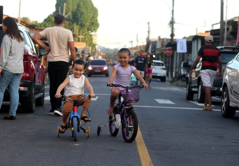 Inauguração de ruas Pavimentadas no conjunto JJB no bairro Aurá