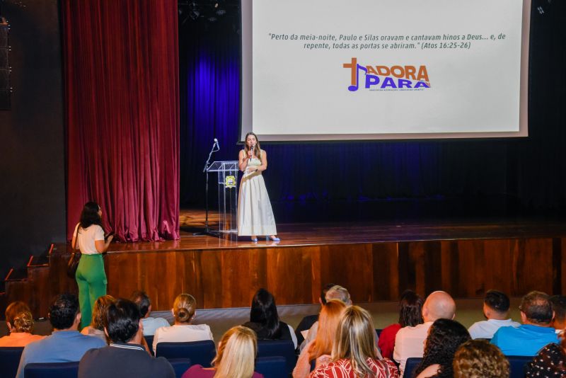 Lançamento do Adora Pará no teatro Municipal de Ananindeua