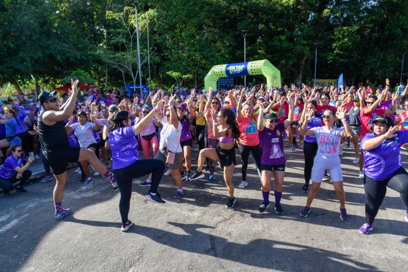 3º Treinão de corrida alusivo agosto lilás no bosque Marajoara