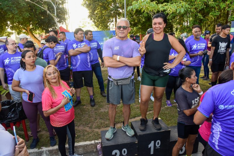3º Treinão de corrida alusivo agosto lilás no bosque Marajoara