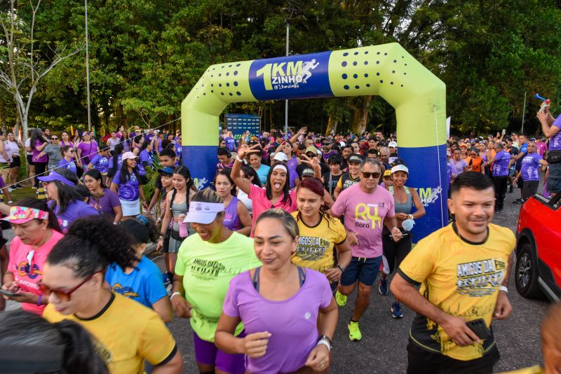 3º Treinão de corrida alusivo agosto lilás no bosque Marajoara
