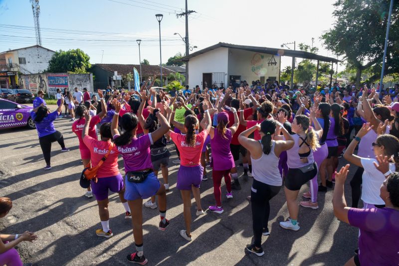3º Treinão de corrida alusivo agosto lilás no bosque Marajoara