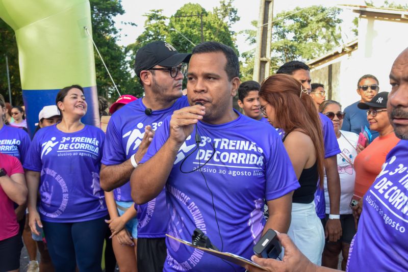 3º Treinão de corrida alusivo agosto lilás no bosque Marajoara