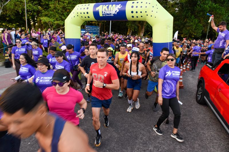 3º Treinão de corrida alusivo agosto lilás no bosque Marajoara