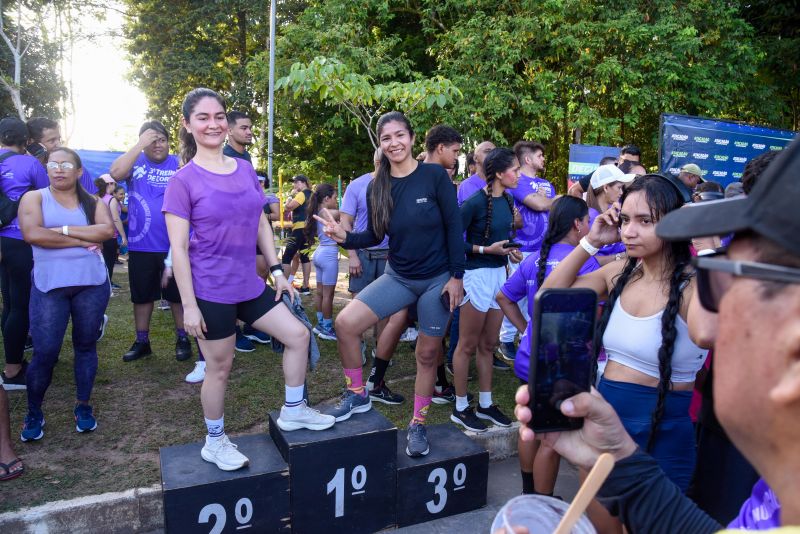 3º Treinão de corrida alusivo agosto lilás no bosque Marajoara