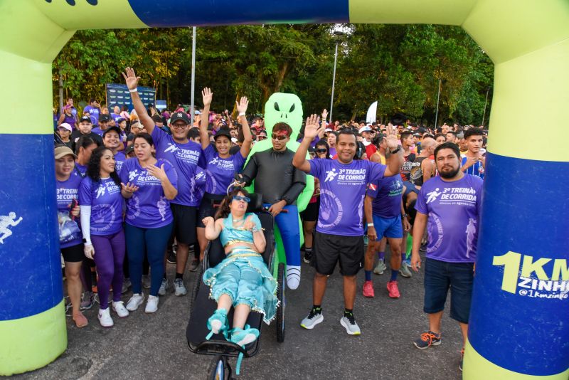 3º Treinão de corrida alusivo agosto lilás no bosque Marajoara