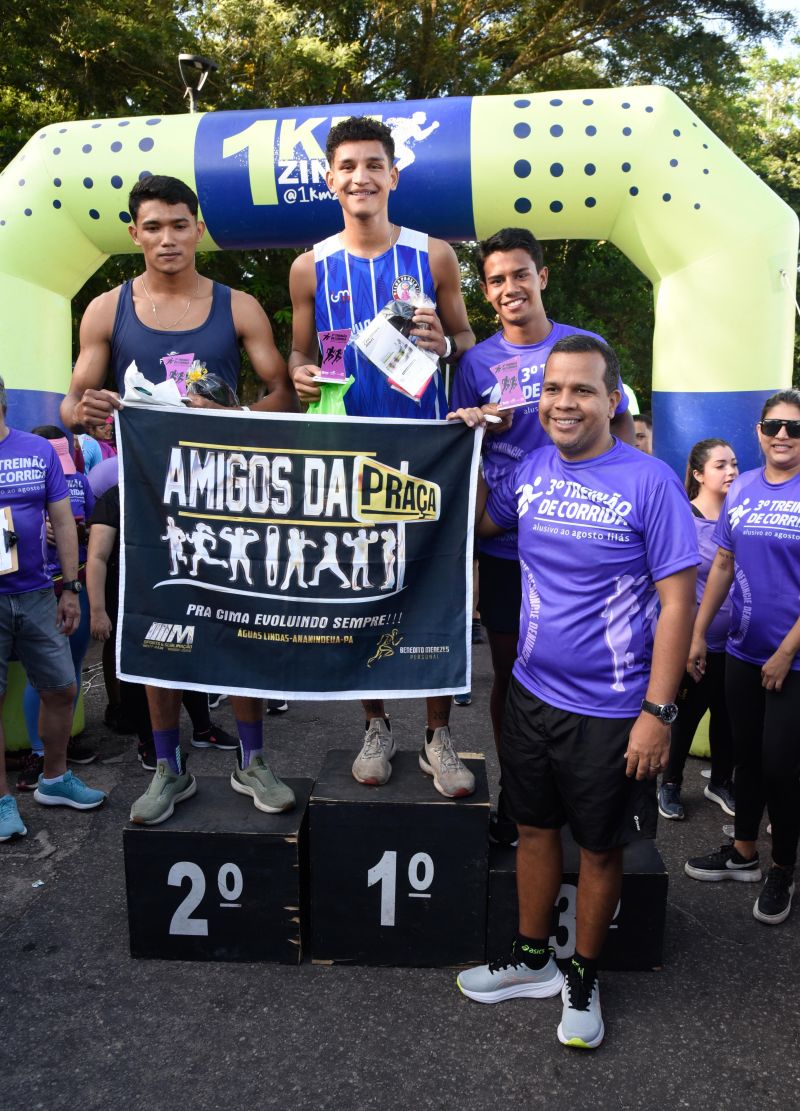 3º Treinão de corrida alusivo agosto lilás no bosque Marajoara