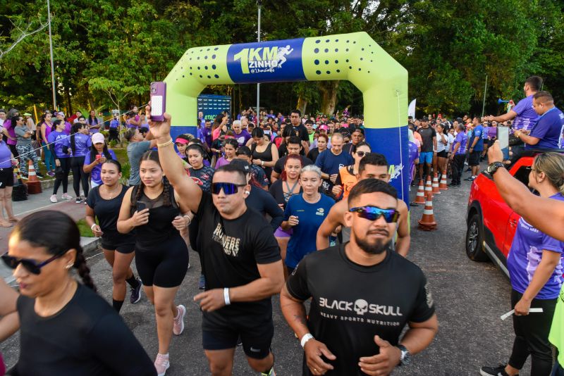 3º Treinão de corrida alusivo agosto lilás no bosque Marajoara