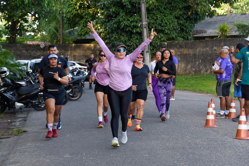 3º Treinão de corrida alusivo agosto lilás no bosque Marajoara