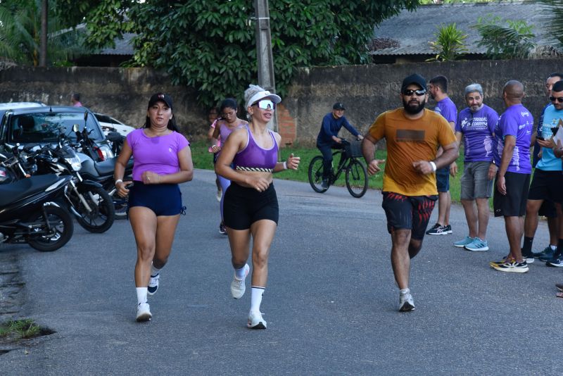 3º Treinão de corrida alusivo agosto lilás no bosque Marajoara