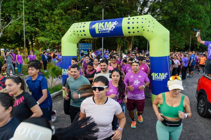3º Treinão de corrida alusivo agosto lilás no bosque Marajoara