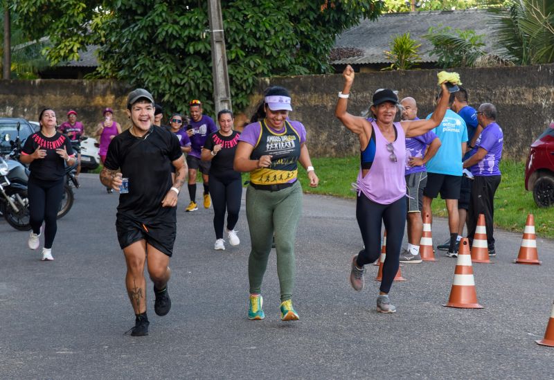 3º Treinão de corrida alusivo agosto lilás no bosque Marajoara