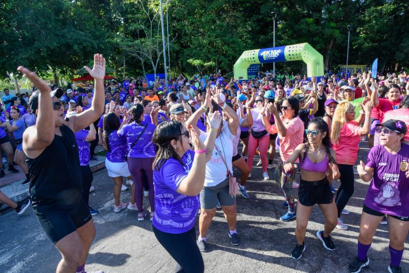 3º Treinão de corrida alusivo agosto lilás no bosque Marajoara