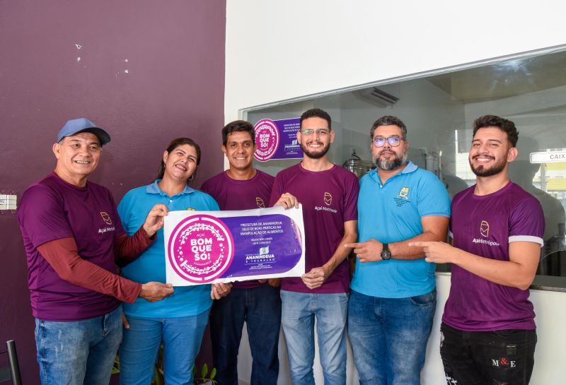 Entrega do Selo Açaí Bom Que Só no Açaí Metrópole na avenida Mário Covas