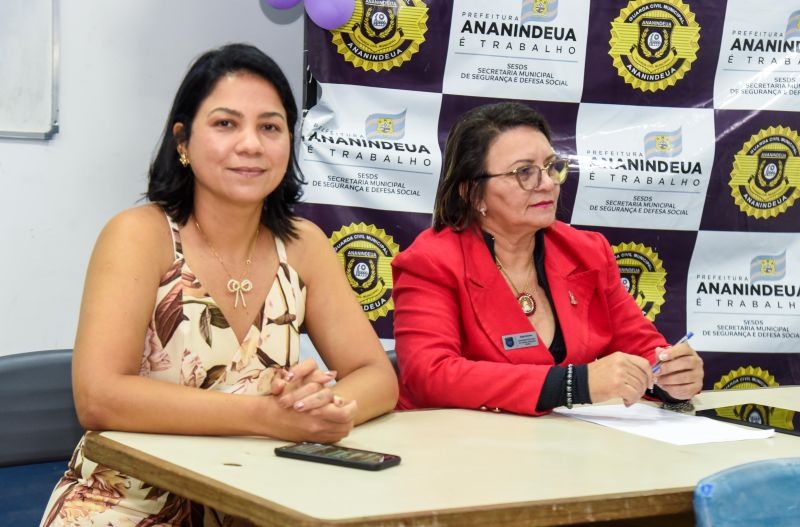 Reunião de trabalho GGIM no Comando da Polícia Municipal de Ananindeua