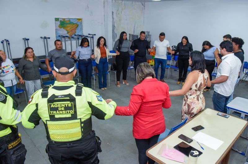 Reunião de trabalho GGIM no Comando da Polícia Municipal de Ananindeua