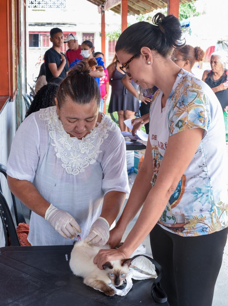 Vet Ananin no centro comunitário do Aurá