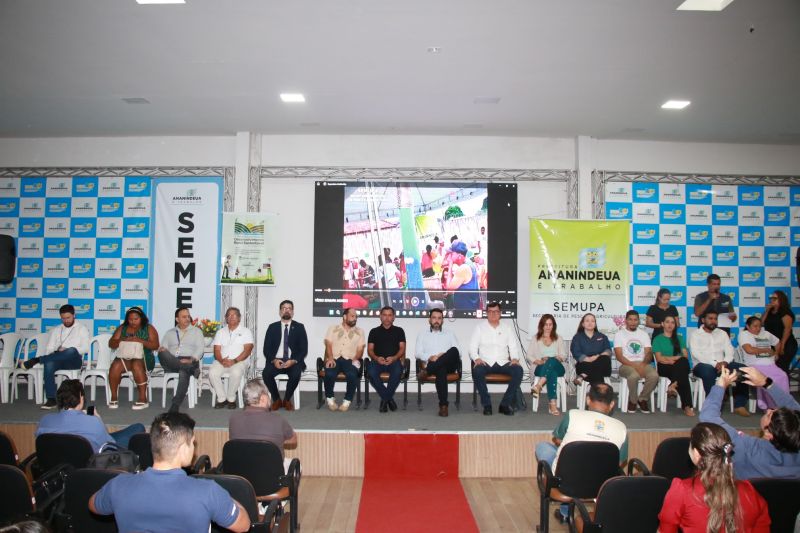 Conferência Municipal de Meio Ambiente no auditório da SEMED