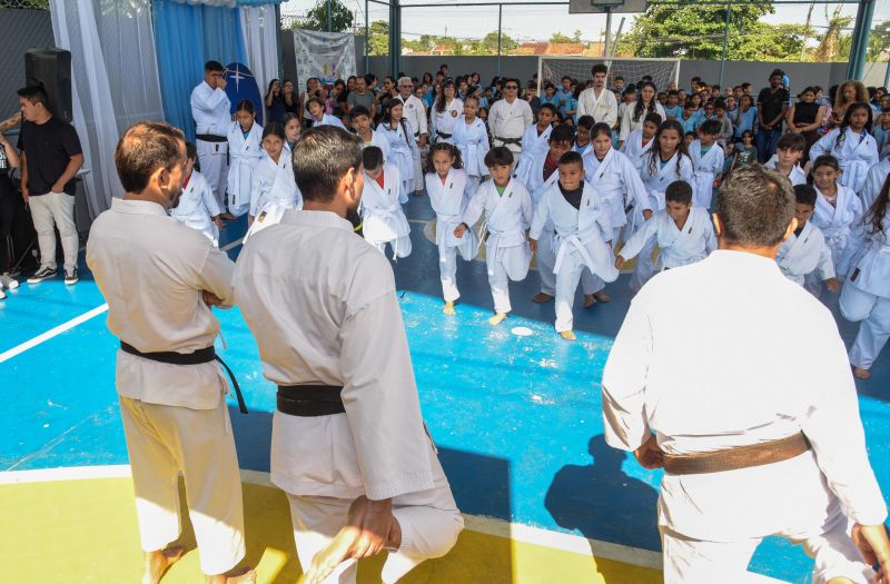Lançamento do Projeto Lutando pelo Futuro na escola Jardim Amazonia no bairro de Águas Brancas