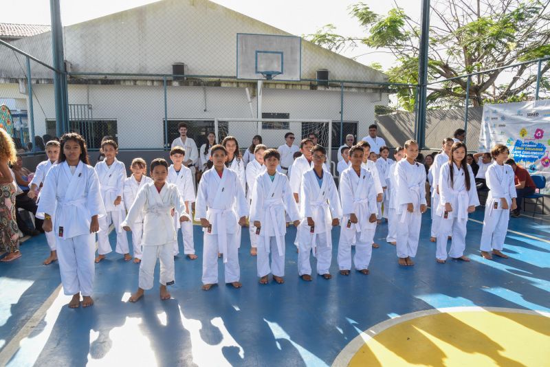 Lançamento do Projeto Lutando pelo Futuro na escola Jardim Amazonia no bairro de Águas Brancas