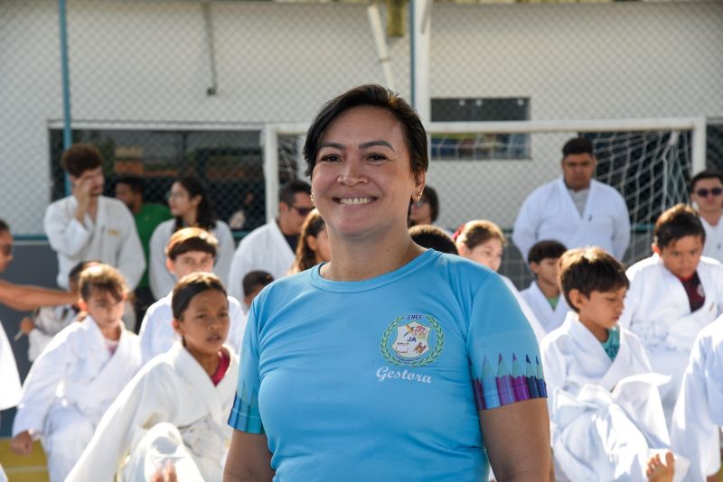 Lançamento do Projeto Lutando pelo Futuro na escola Jardim Amazonia no bairro de Águas Brancas