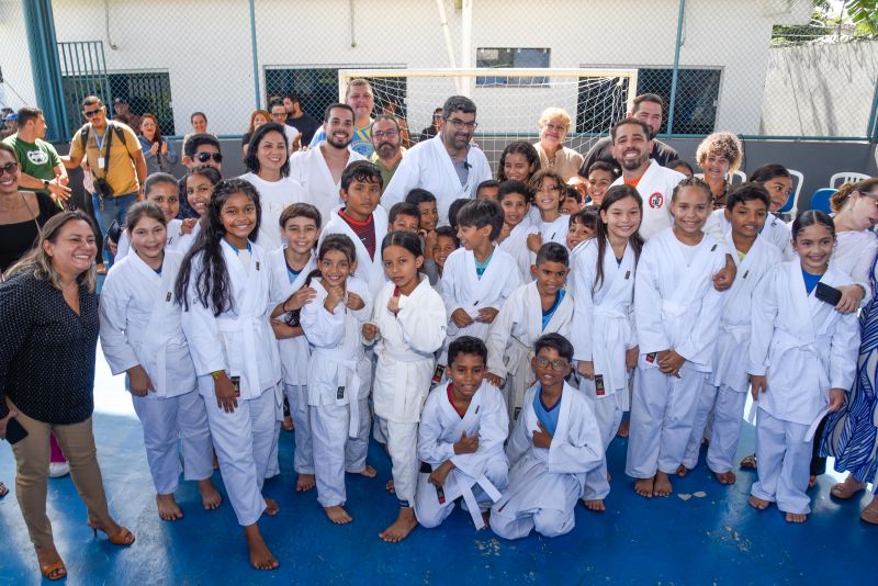 Lançamento do Projeto Lutando pelo Futuro na escola Jardim Amazonia no bairro de Águas Brancas
