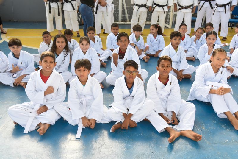 Lançamento do Projeto Lutando pelo Futuro na escola Jardim Amazonia no bairro de Águas Brancas