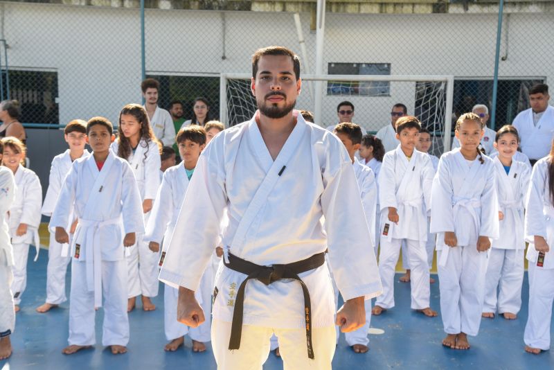 Lançamento do Projeto Lutando pelo Futuro na escola Jardim Amazonia no bairro de Águas Brancas