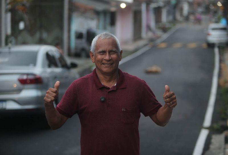 Inauguração de ruas pavimentadas na comunidade Dom Bosco no bairro Júlia Seffer