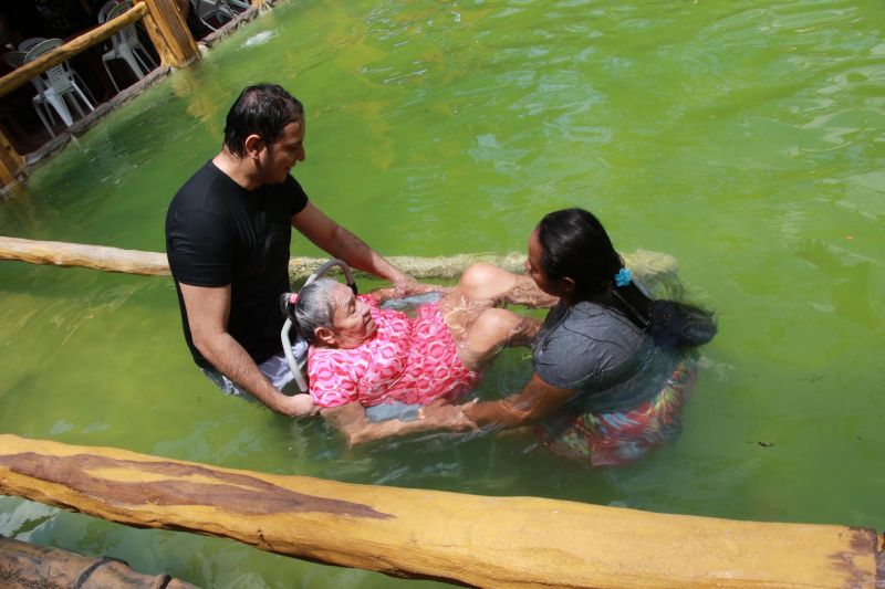 Ação do ILPI no balneário da Família no Curuçambá