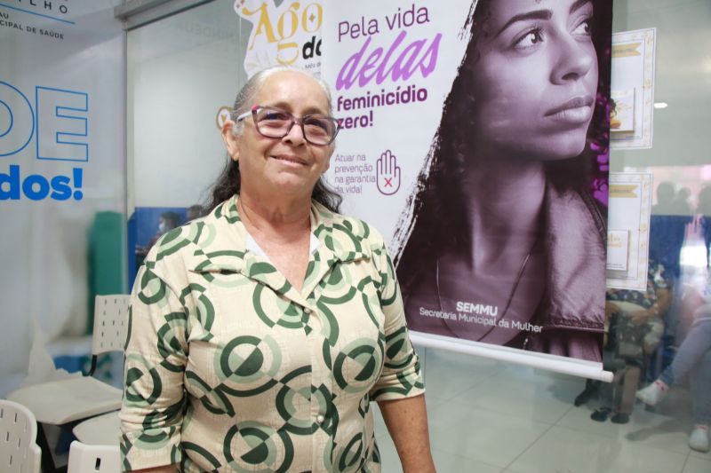 Roda de conversa sobre o Agosto Lilás na UBS Centro
