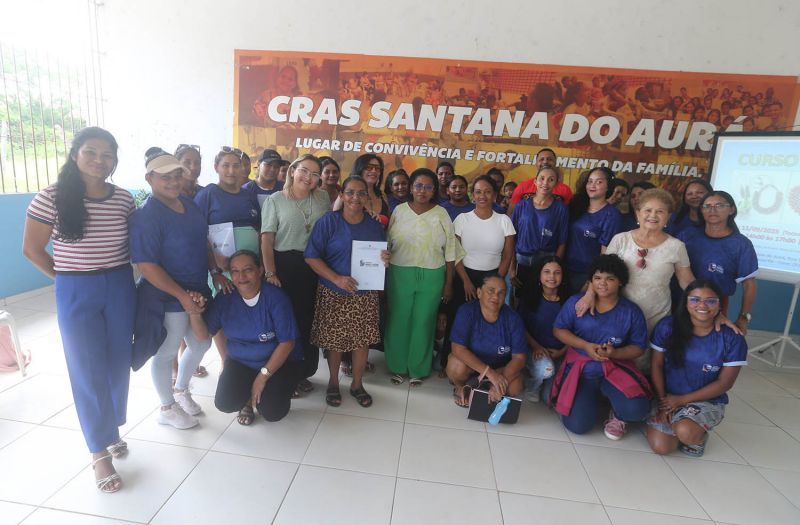 Inicio do curso de Biojoias no CRAS Santana do Aurá