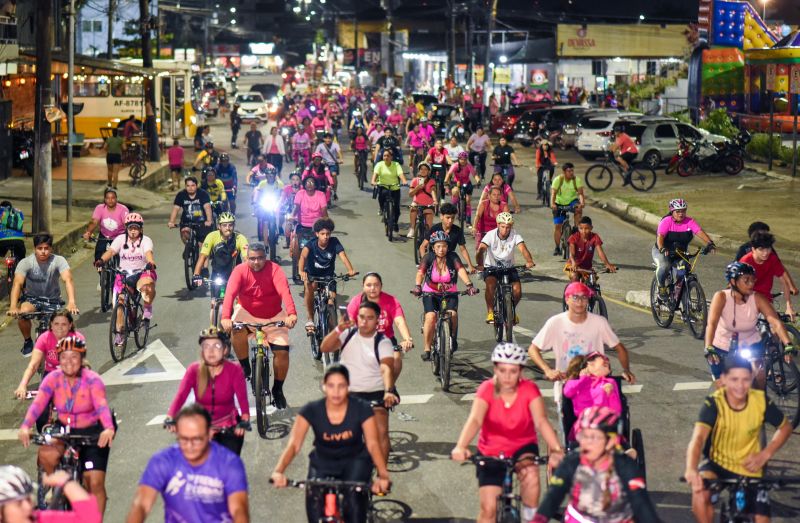 Ciclotur com saída e chegada da praça da Bíblia na Cidade Nova