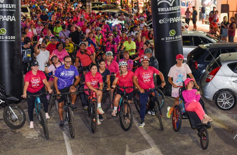 Ciclotur com saída e chegada da praça da Bíblia na Cidade Nova