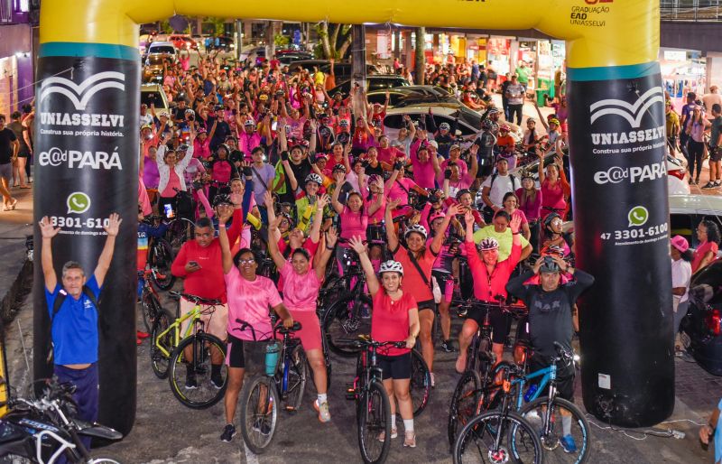 Ciclotur com saída e chegada da praça da Bíblia na Cidade Nova