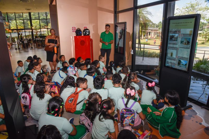 Visita guiada no parque Vila Maguary dos alunos da escola Gregório de Almeida Brito