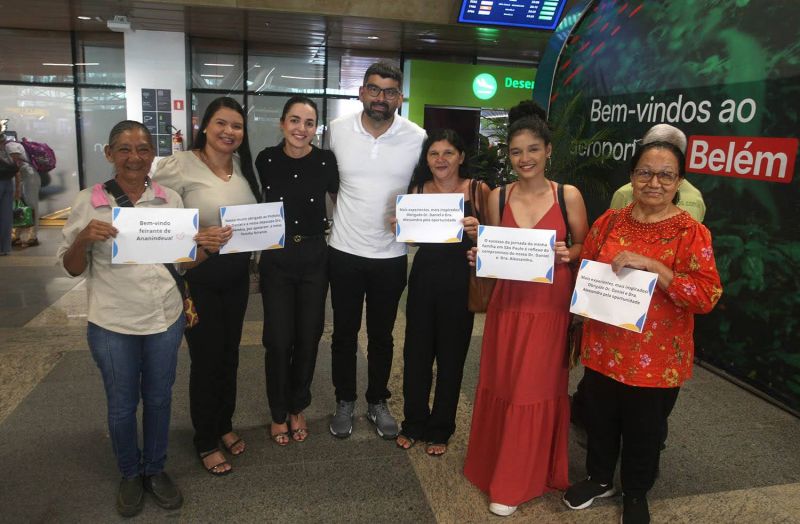 Chegada dos Feirantes Premiados com viagem para São Paulo