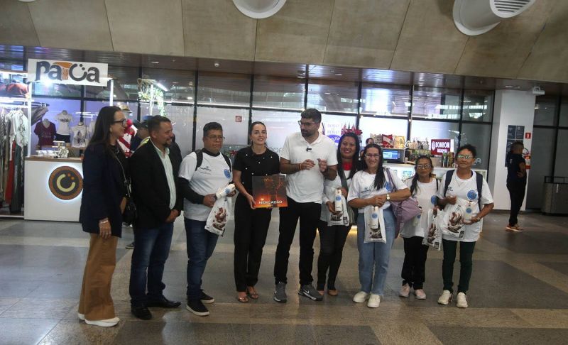 Chegada dos Feirantes Premiados com viagem para São Paulo