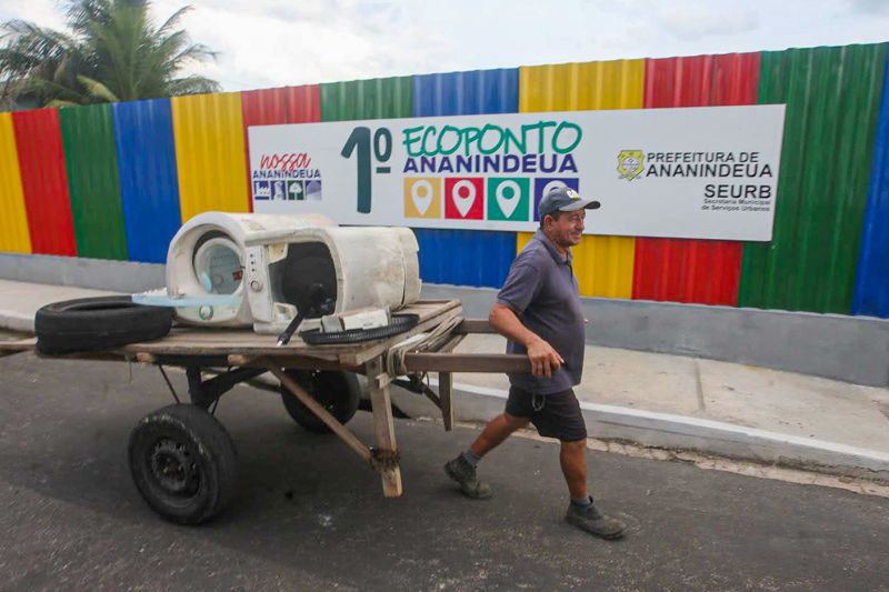 Inauguração do Primeiro Ecoponto Misto de Ananindeua na Cidade Nova Vl