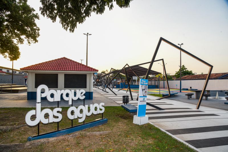 Praça Parque das Águas e Casa da Cultura em Águas Lindas