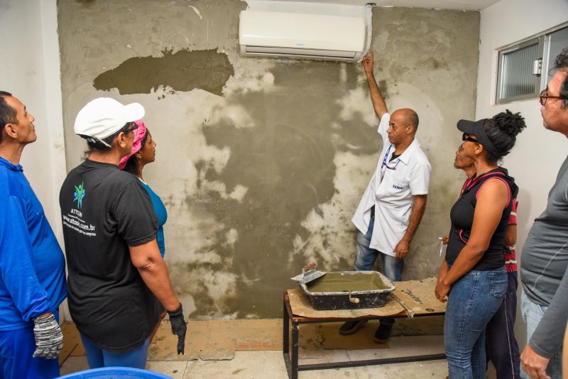 Curso Prático de pintura e de mecânica de refrigeração na CIP Ananindeua