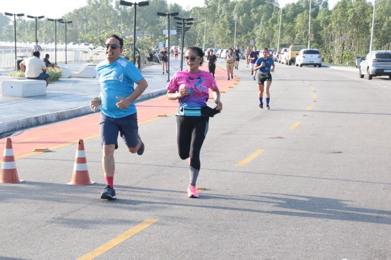Treinão de corrida na orla de Ananindeua