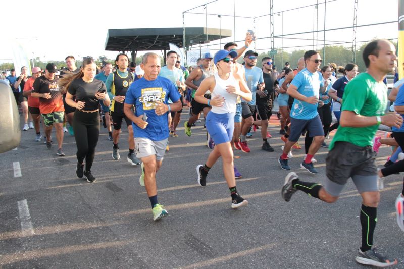 Treinão de corrida na orla de Ananindeua