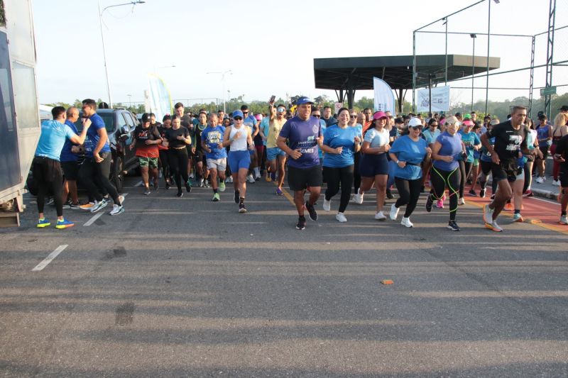 Treinão de corrida na orla de Ananindeua