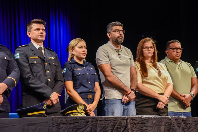 Aula Inaugural de capacitação do porte institucional no teatro Municipal