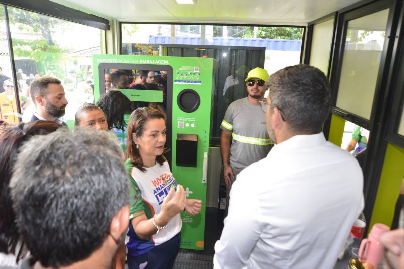 Inauguração do HUB de reciclagem na Cidade Nova